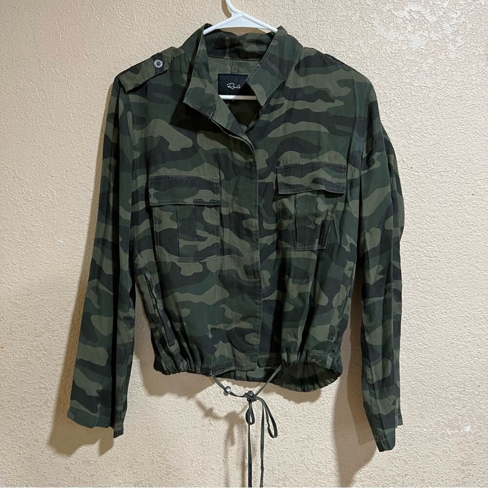 RAILS Rowen Forest Green Camouflage Camo Jacket XS